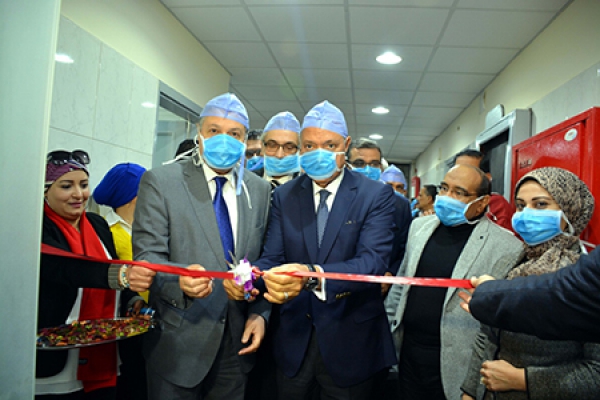 The governor of Qulubia and the university inaugurates new heart catheterization unit in Benha University&#039;s hospitals