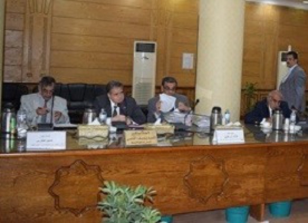 EL-Saeid presides over the university council meeting in the presence of new Qulubia governor