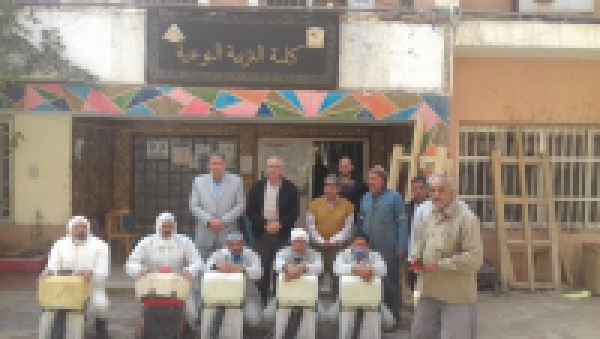 The faculty of specific education begins to carry out the university&#039;s plan to sanitize the faculty&#039;s buildings