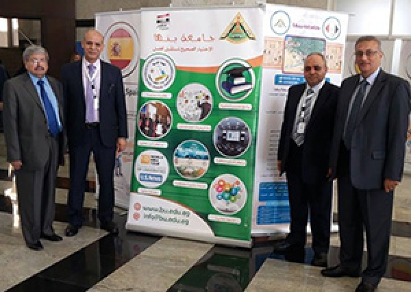 Benha University Delegation participates in Jordan International Exhibition and Forum of Higher Education 